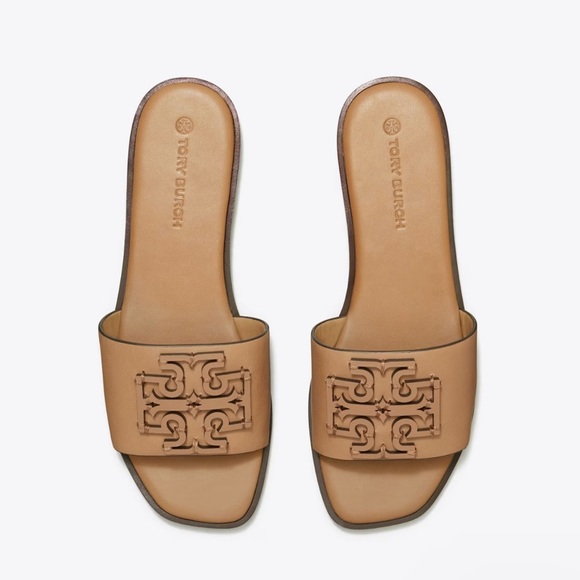Tory Burch Shoes - TORY BURCH NWT INES SLIDE  💯 Authentic Color Almond